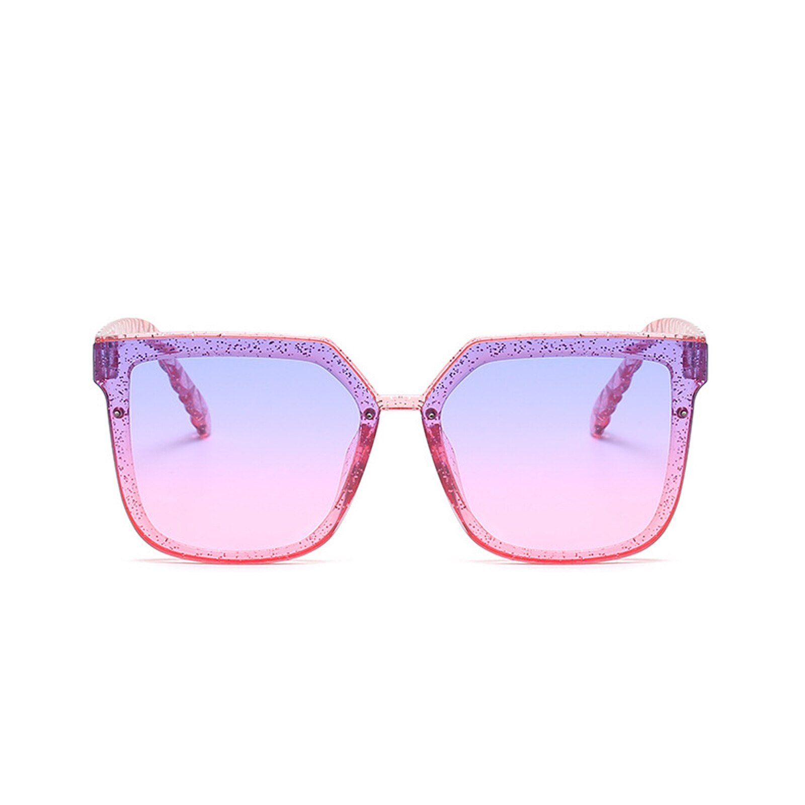 Children Lightweight Sunglasses, Square Shape Sunglasses for Boys and Girls, Black/ Grey/ Blue/ Tawny/ Pink/ Purple 5-12Years: Light Pink