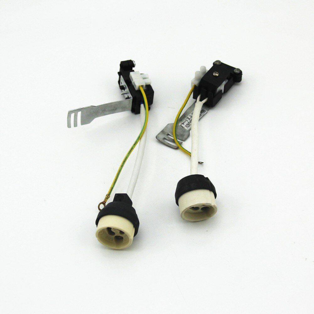 2PCS gu10 Socket Base Connector Stand Ceramic Lamp wiring For GU10 Base Halogen Socket or GU10 Led Bulb