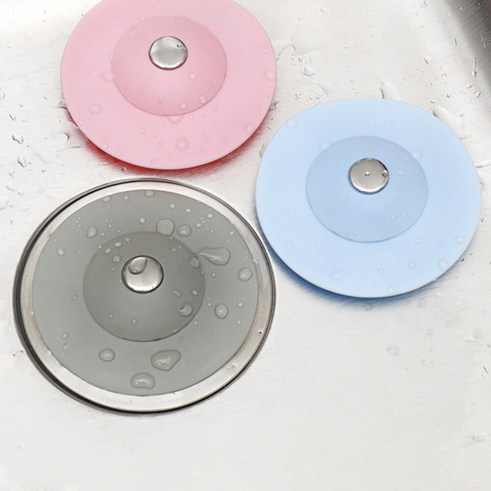 2 Stuks Silicone Druk Type Zwembad Plug Afvoerputje Plug Water Keuken Filter Badkamer Deodorant Stop Netto Universeel Type