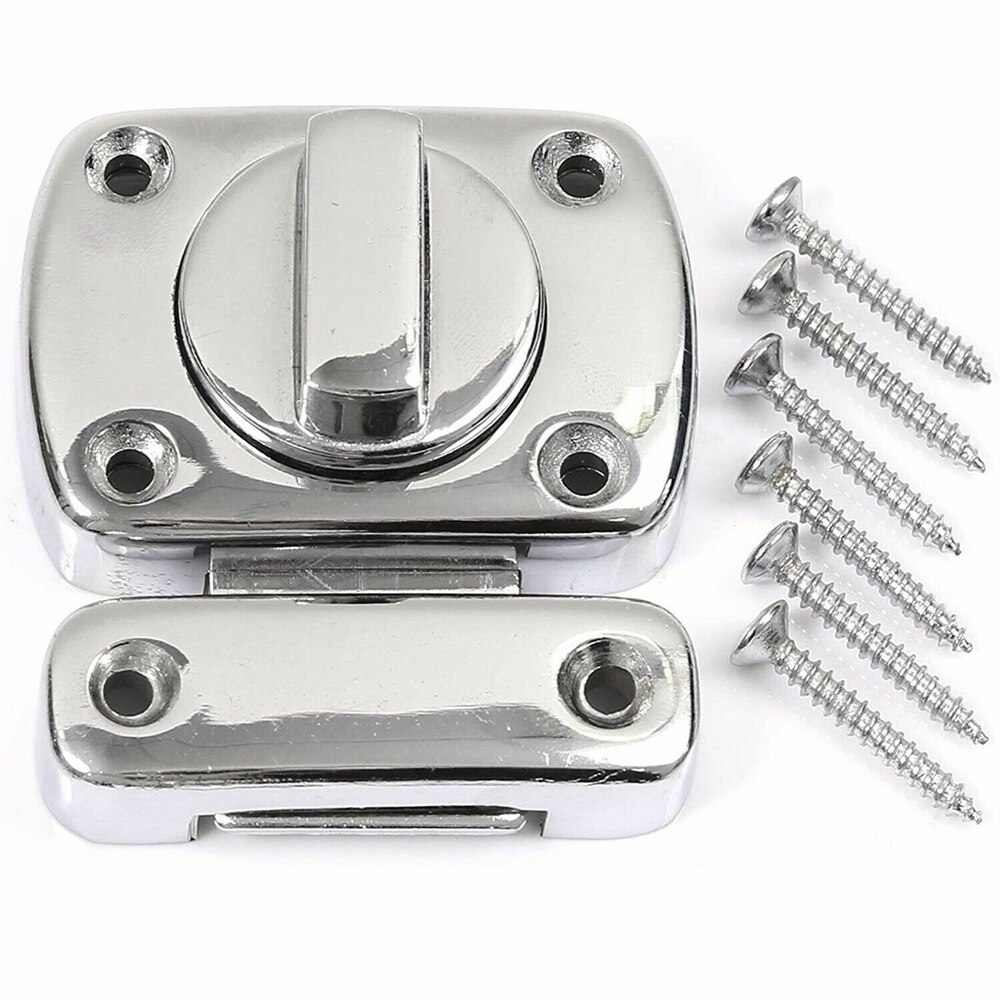 Verrou chromé pour porte de salle de bain, toilettes, tournant, verrou de confidentialité