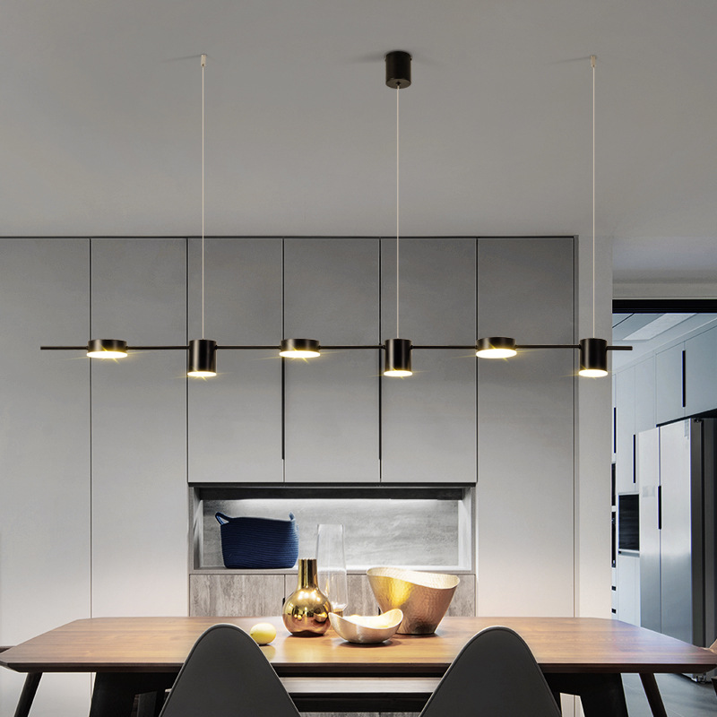 Moderne minimalistiske pendellampe, hængelampe, luksuslysekrone, belysningsarmatur til bar, spisestue, bord