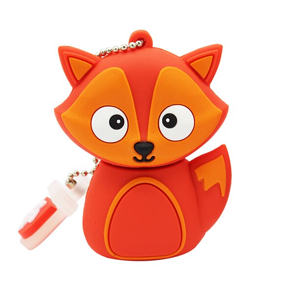 TEXT MIR 64GB nette cartoon Pinguin eule fuchs stil usb-stick usb 2.0 4gb 8gb 16gb 32GB vreative stick: 4GB / orange