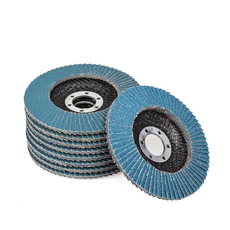 Versery Fächerscheiben 115/125 mm Winkelschleifer Schleifscheiben Körnung 40/60/80/120 Schleifscheiben Klingen für Edelstahl Eisen
