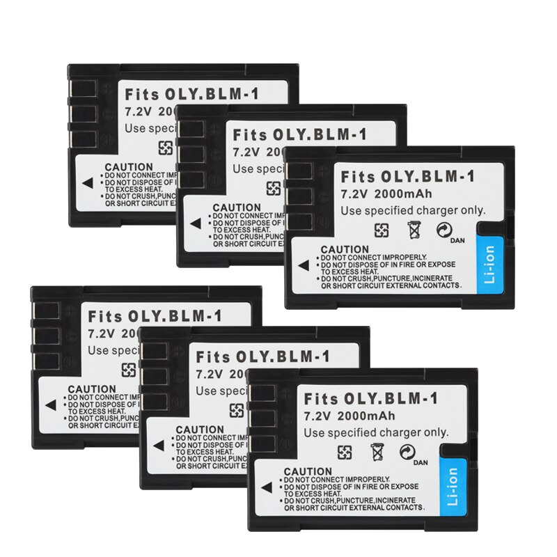 PS-BLM1 BLM-1 PS BLM1 Battery 2000mAh For Olympus C-5060 C-7070 C-8080 E-30 E-300 E-330 E-500 E-510 E-520 E3 Camera Battery: green