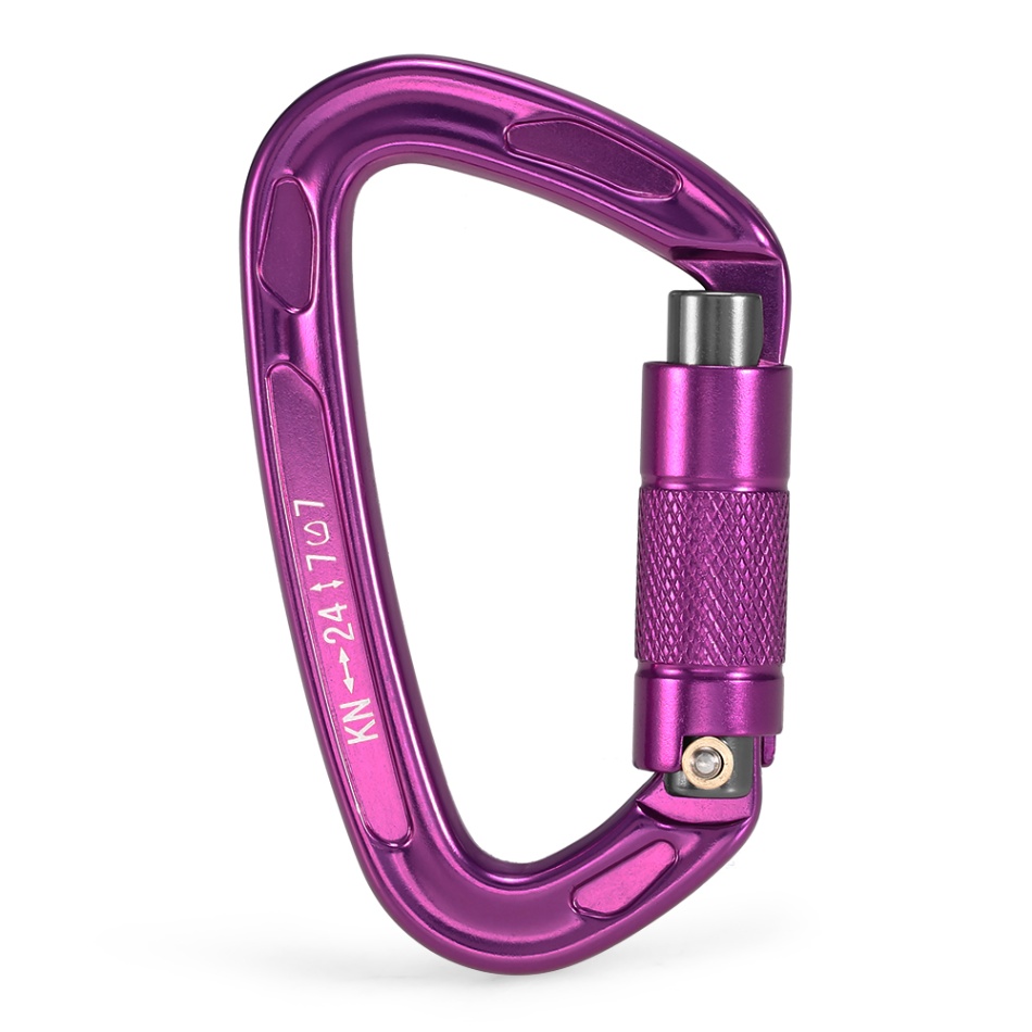 Lixada 25kn karabinhage klatring heavy duty carabineros camping bjergbestigning klatreudstyr rappelling canyon mosketon: 10