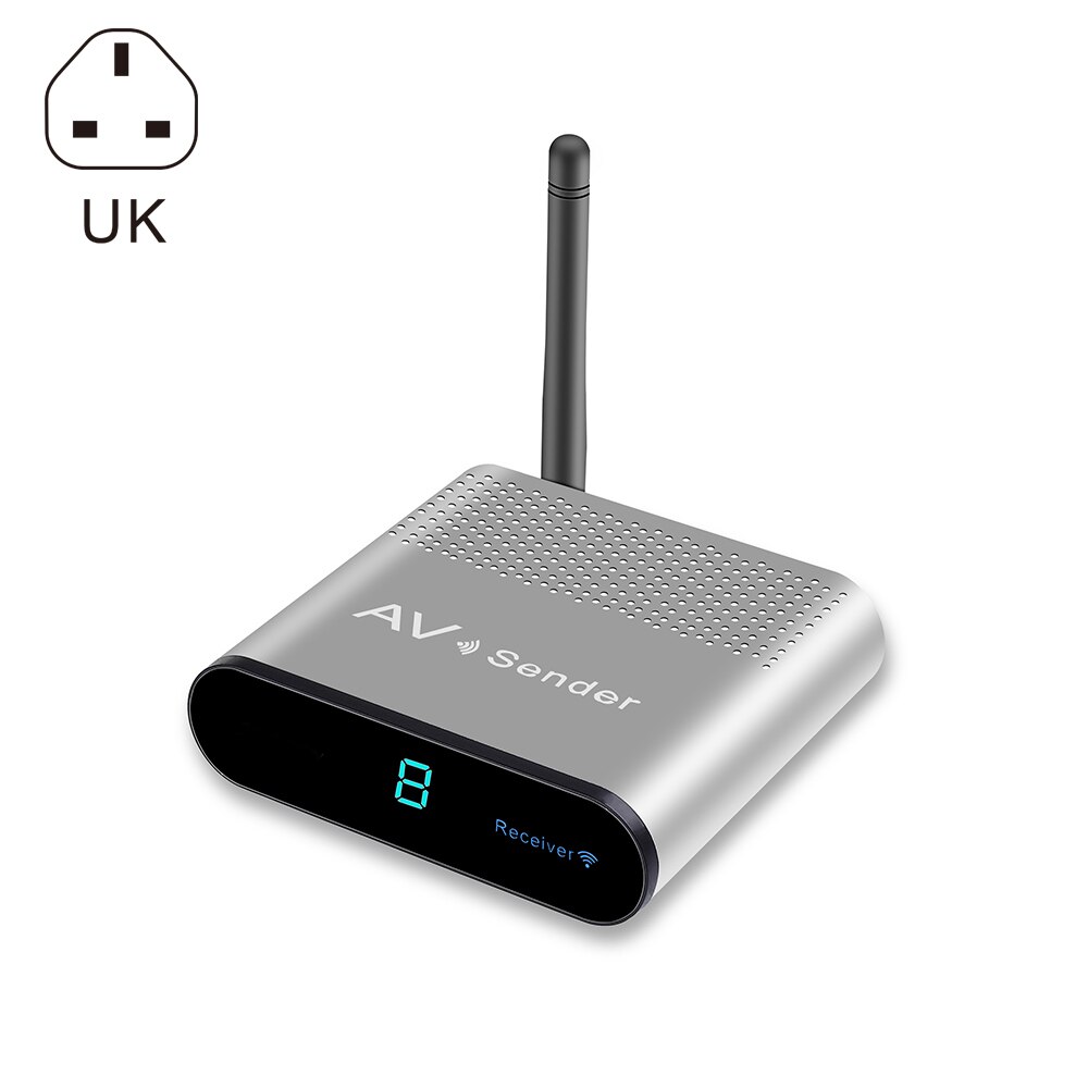 AV220 Wireless Video TV Sender 2.4GHz Wireless AV Sender Wireless Transmitter Receiver Plug and Play NC99: UK Plug