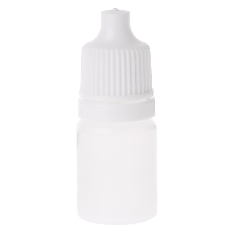 T84E 5-100ml Empty Plastic Squeezable Dropper Bottles Eye Liquid Dropper Container: 5ml