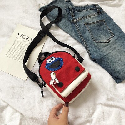 Herfst En Winter Leisure Mode Op De Gronden Van De Hand-Held Canvas Tas Eenvoudige: red