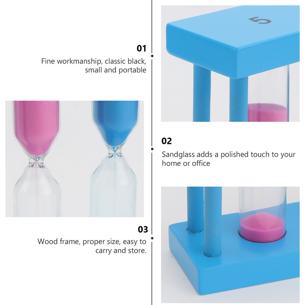 1pc Novel Hourglass Sand Glass Hourglass Sand Timer for Home Office