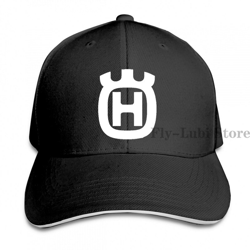 Husqvana Baseball cap men women Trucker Hats adjustable cap: 1-Black