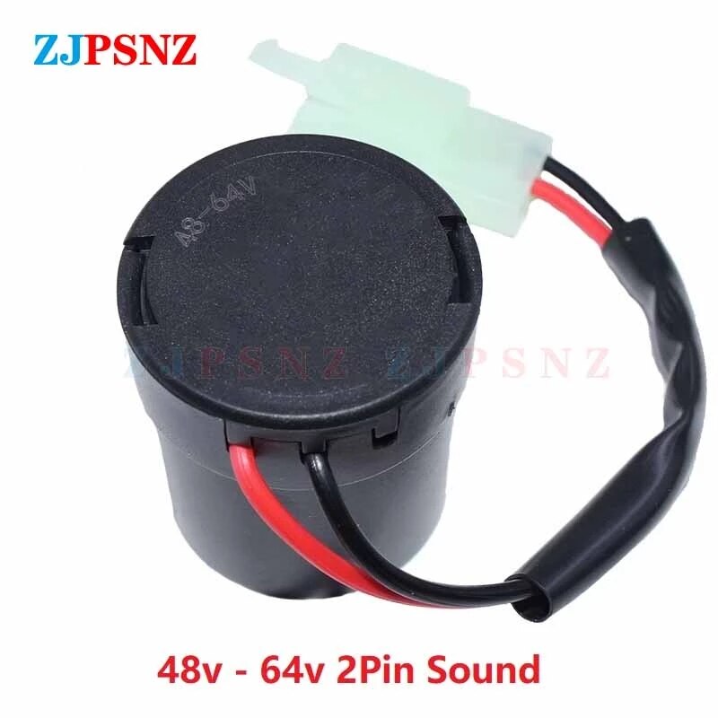 Relais clignotant à 2 fils, 12V, 48V, 64V, 3 broches, clignotant rond, signaux de clignotants, relais, Buzzer, indicateur LED