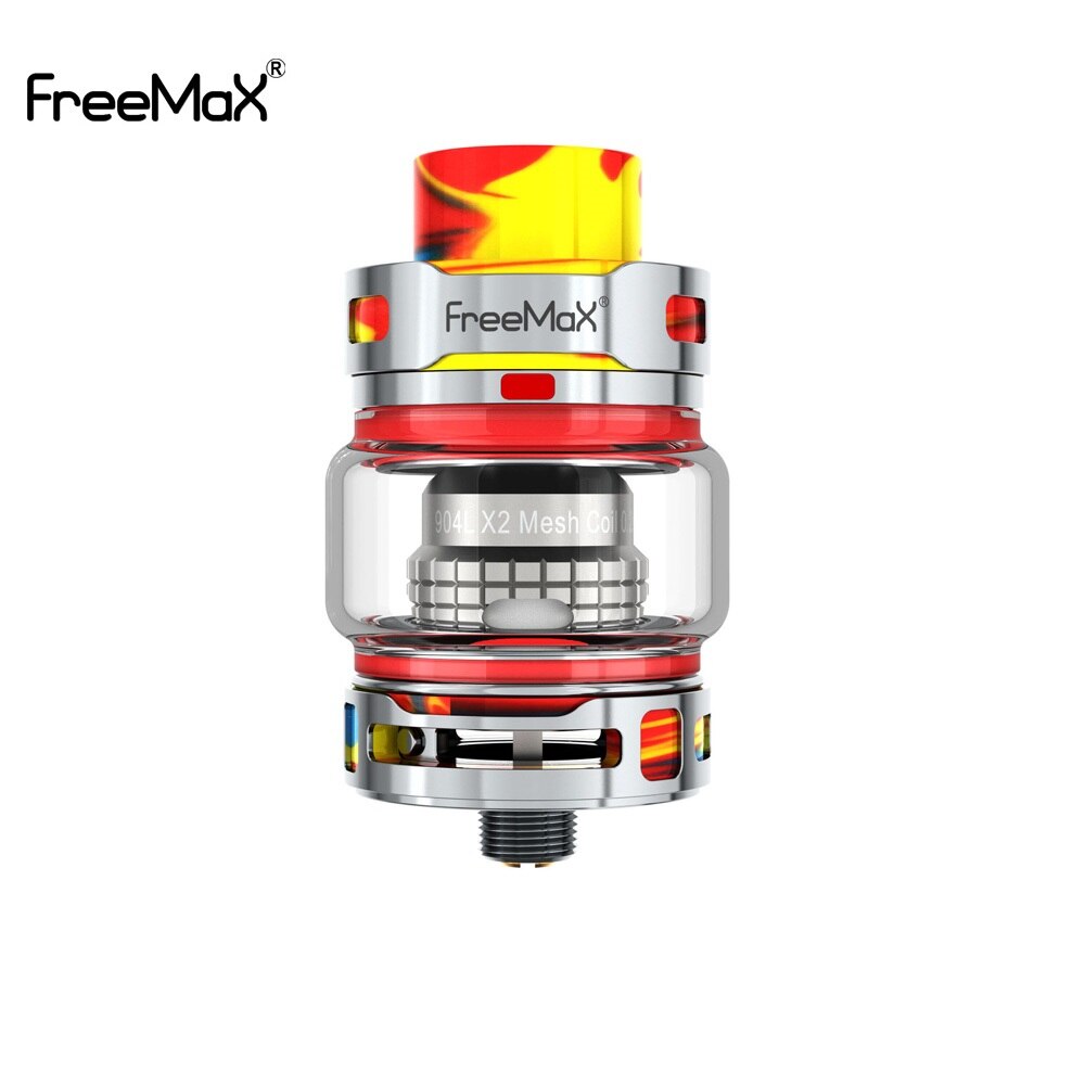 Original Freemax Fireluke 3 Subohm Tank 3ml Capacity & 0.15ohm/0.2ohm Coil Atomizer for Freemax Maxus 100W TC Kit Vs Zeus X: Red