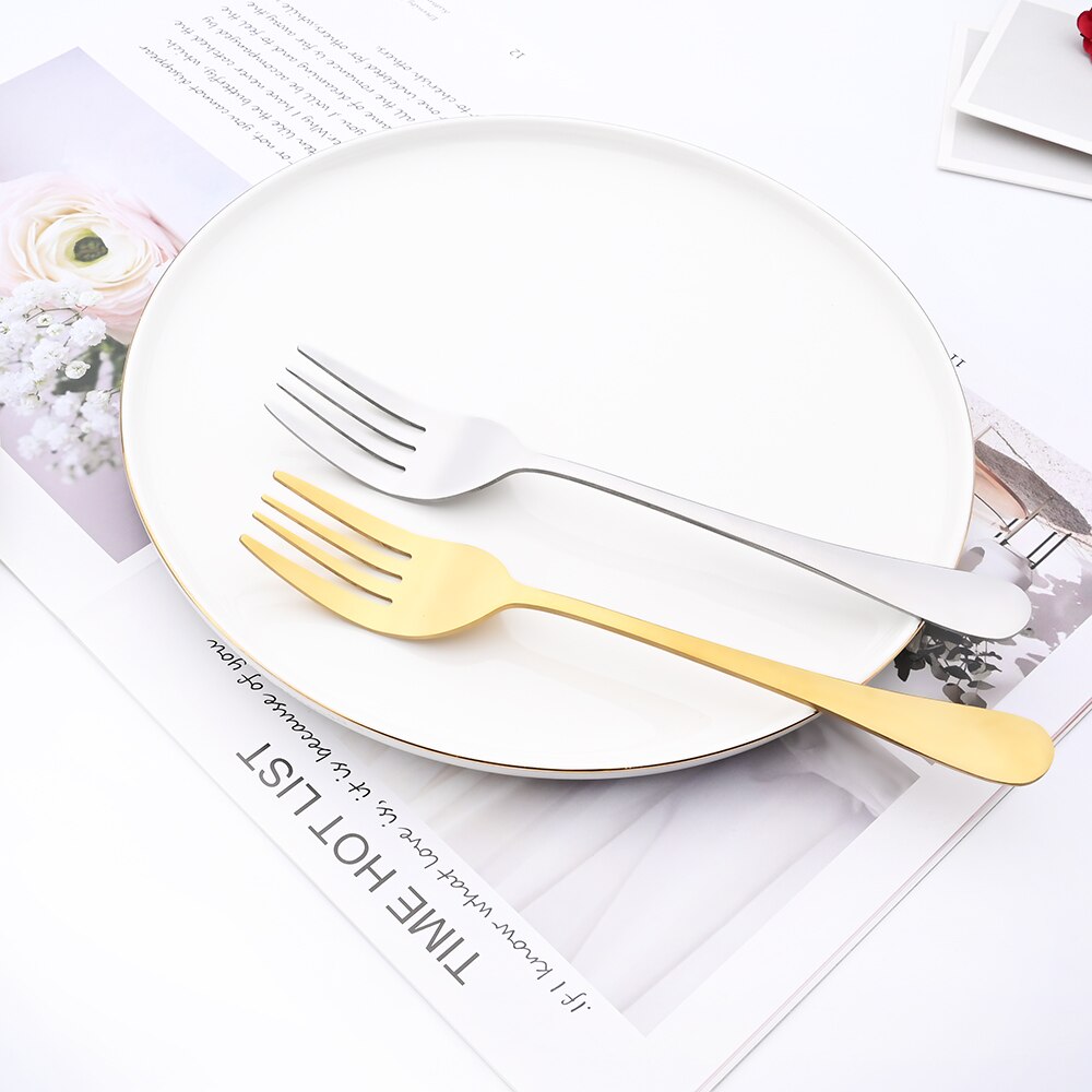 5Pcs Silver Dinnerware Set Stainless Steel Cutlery Service Utensils Buffet Catering Cake Spatula Service Spoon Fork Flatware Set