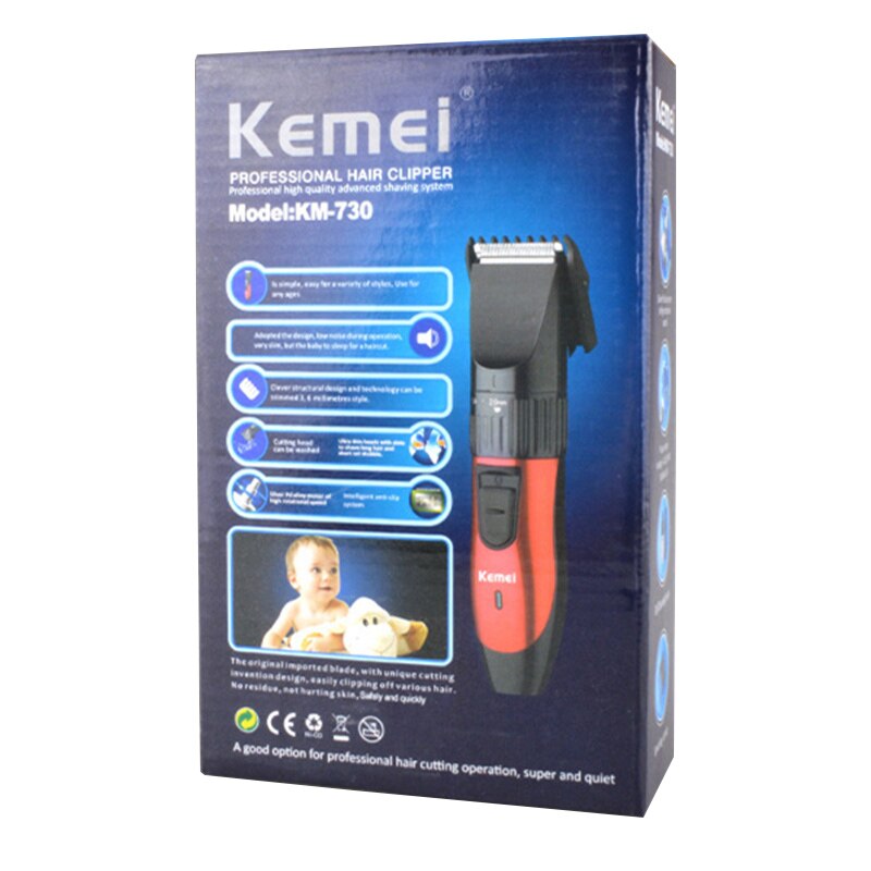 Tondeuse à cheveux électrique sans fil avec peigne de limite réglable tondeuse à cheveux à batterie Rechargeable Machine de découpe de cheveux facile à utiliser 38: with box