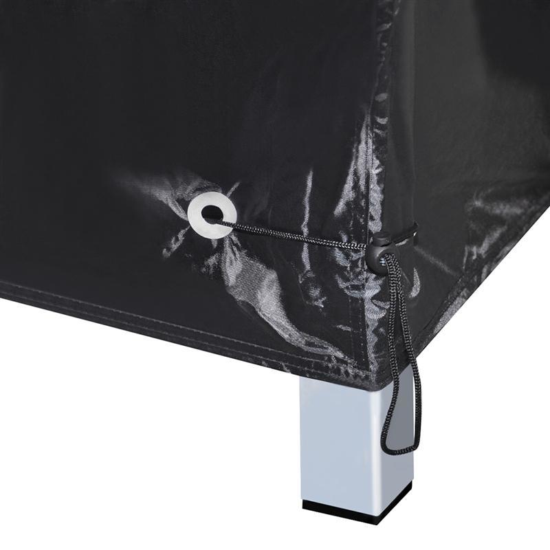 Outdoor Garden Furniture Rain Cover Waterproof Oxford Wicker Sofa Protection Set Garden Patio Rain Snow Dustproof Black Covers