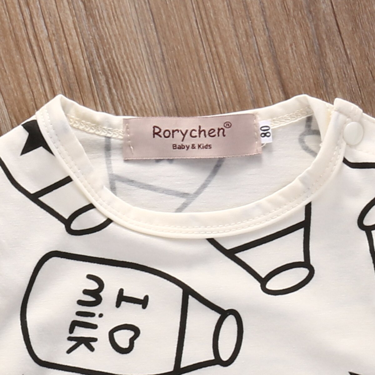 Pudcoco Newborn Baby Boy Girl Clothes Feeding Bottle Print Long Sleeve Romper Jumpsuit One-Piece Outfit Cotton Clothes