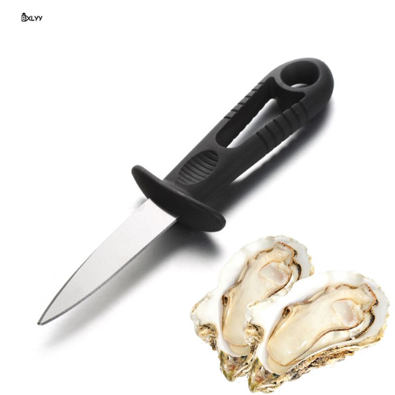 Rustfrit stål østerskniv grill fisk og skaldyr køkken tilbehør gadgets form til madlavning grill tilbehør kogegrejsknive .85z