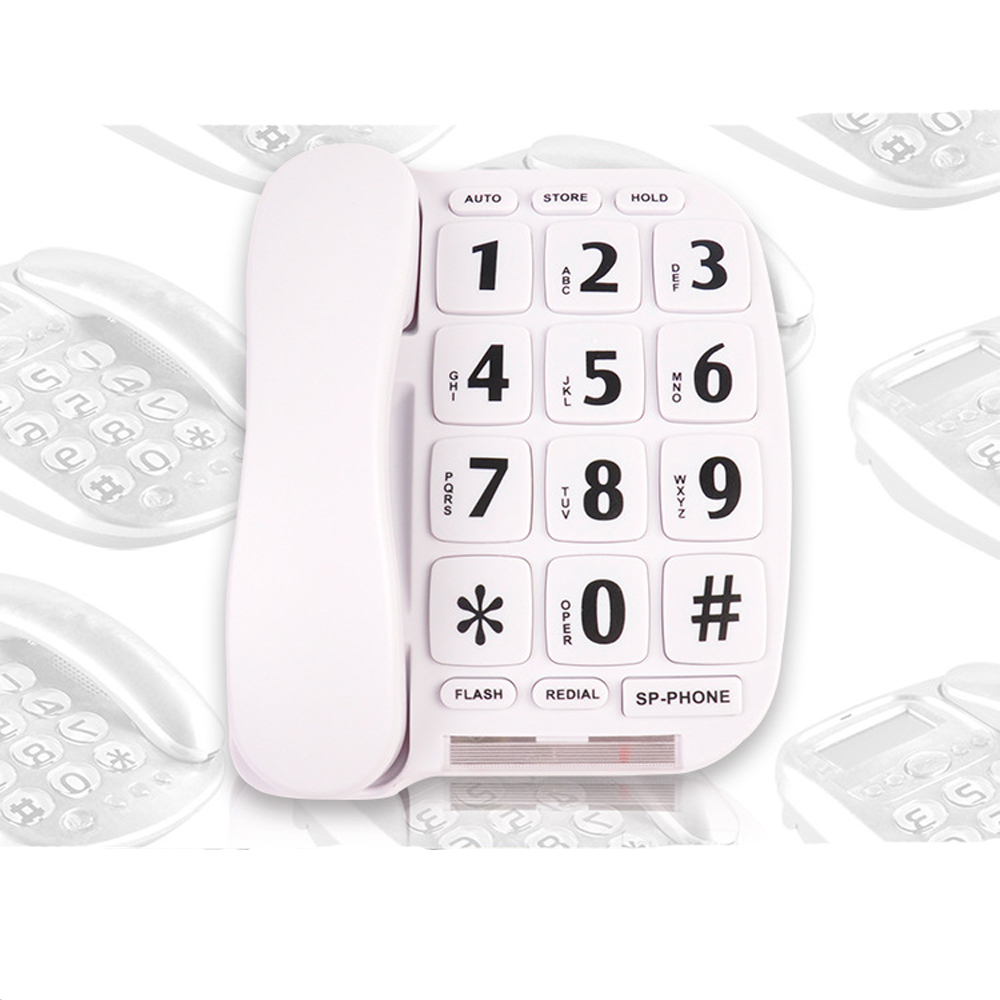 Hands Free Caller Identification Family Business Office Hotel Fixed Landline Telephone Suitable for the elderly large buttons