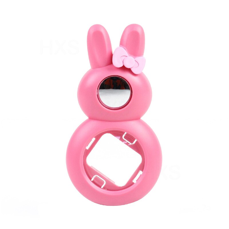 Close-up Lens with Selfie Mirror for FujiFilm Instax Mini 9, Instax Mini 8, Instax Mini 7s Instant Film Photo Camera: Rabbit Flamingo Pink