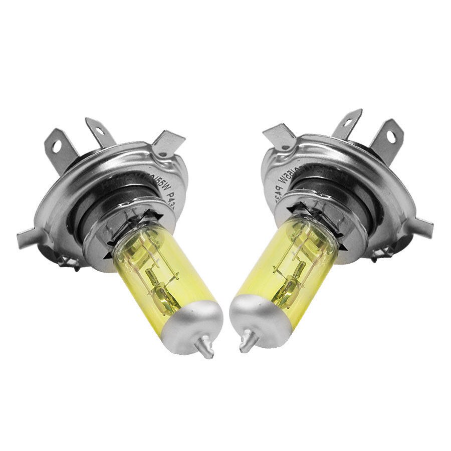 2 stuks auto koplampen auto wit vervangende accessoires 12v kwartsglas