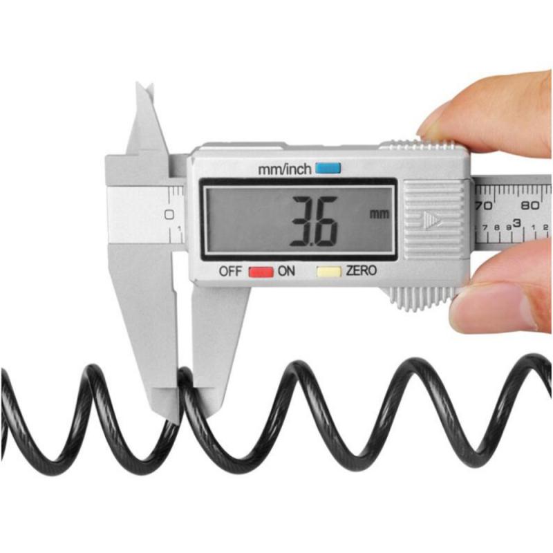 Fahrrad Passwort 4 Ziffer sperren Anti-Diebstahl Kombination Anzahl Code Fahrrad sperren Stahl Kabel Kette Sicherheit Sicherheit Fahrrad Zugriff