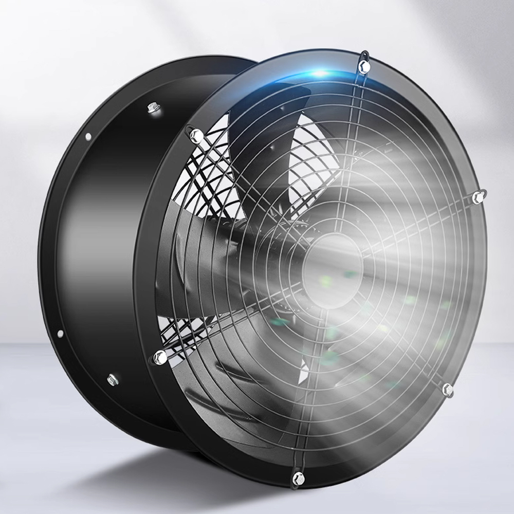 Wentylator osiowy zewnętrzny wirnik o niskim poziomie hałasu robić kuchni dedykowany 220V typ rurociągu przemysłowego cichy szybki wentylator