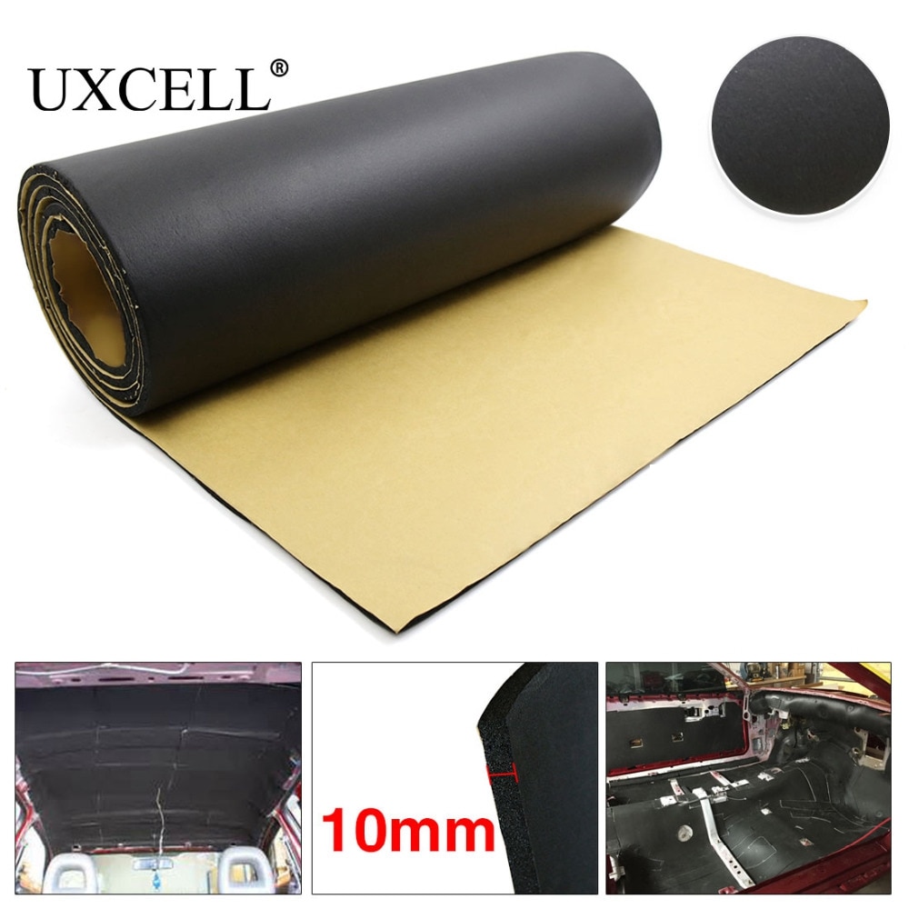 Uxcell-manta automotiva isolante de som, 5mm/8mm/10mm de borracha e espessura