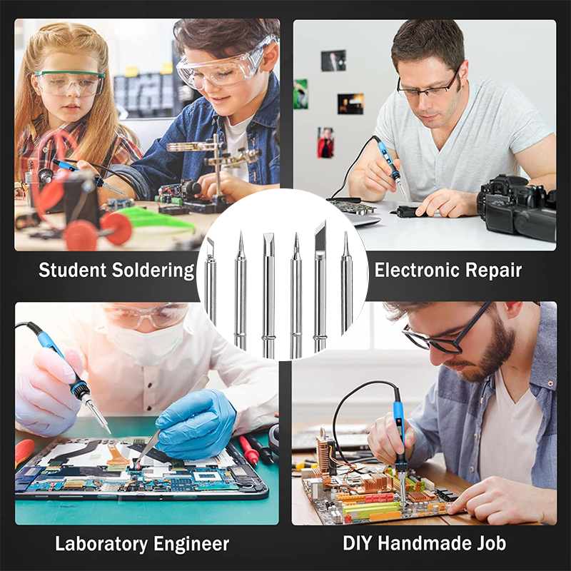 T12 Soldering Iron Tips Electric Soldering Iron Welding Tools T12 Soldering Station Kits