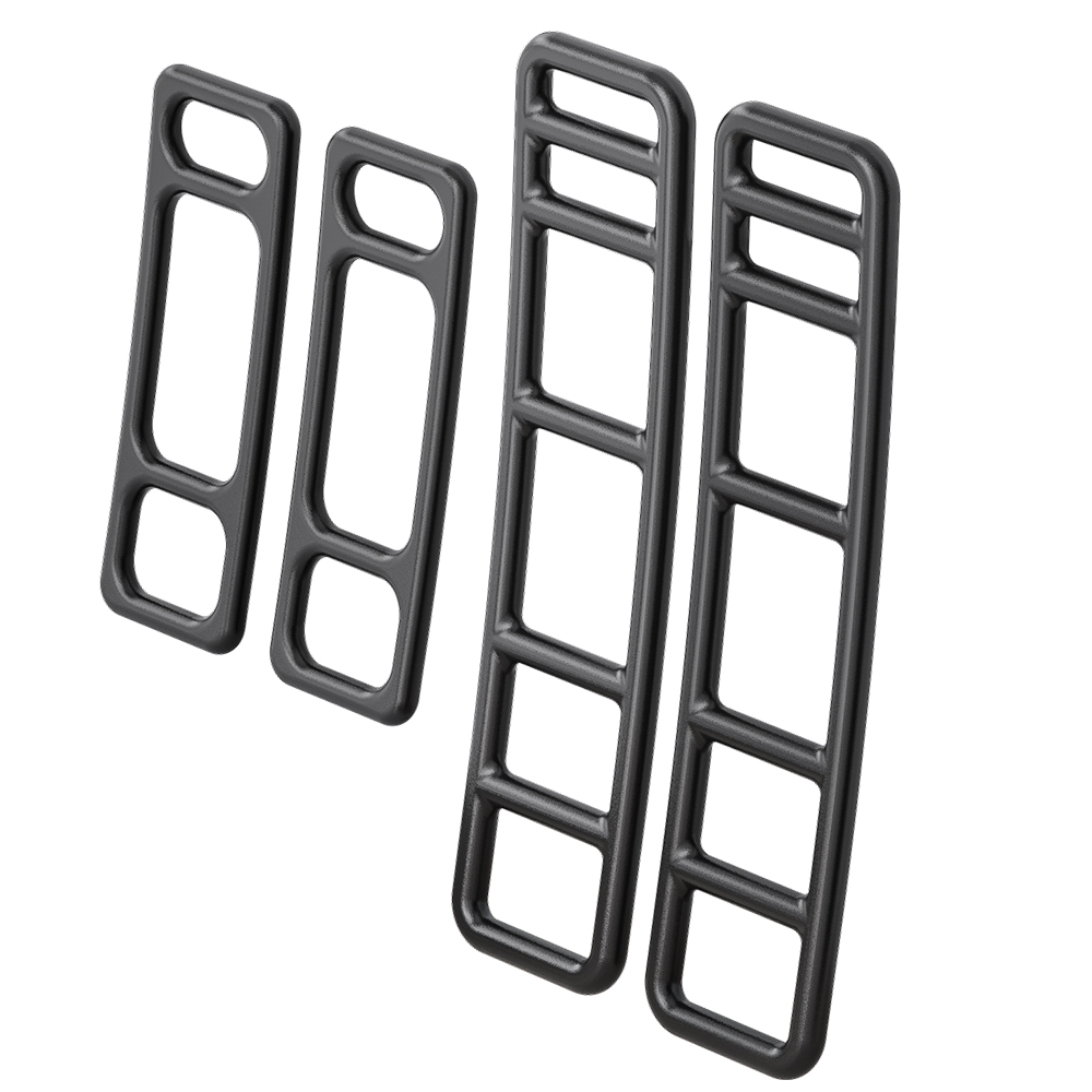 Mixsas siliconen elastische band voor auto-dashcam, 4 stuks, bevestigingsbandjes voor autospiegel, dvr, gps-camera, rubberen accessoires