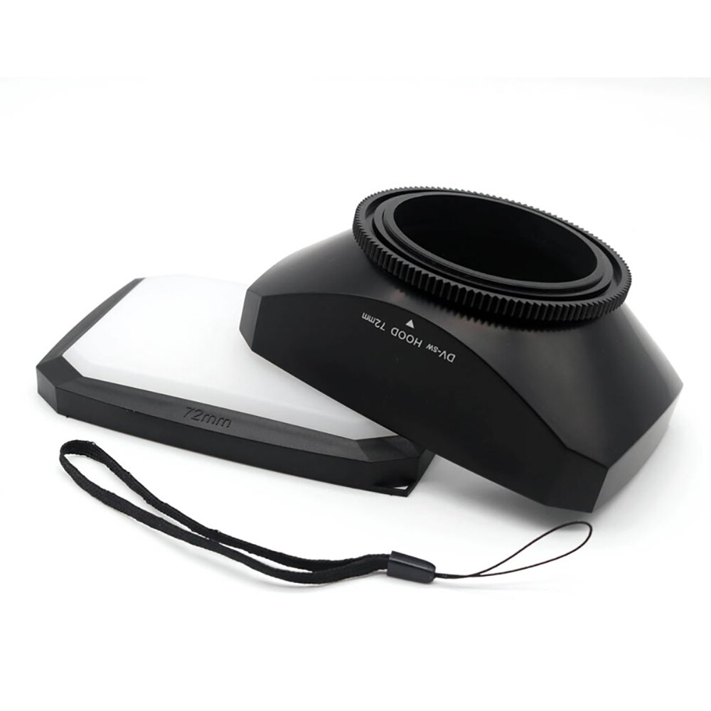 MENNON 16:9 Paraluce video DV grandangolare universale per videocamera 30 (30,5) mm 37 mm 43 mm 46 mm 52 mm 58 mm 62 mm 67 mm 72 mm 77 mm