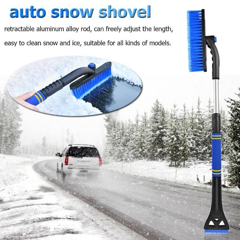 Car Snow Brush Ice Scraper Shovel Skillful Manufacture Detachable Telescopic Auto Vehicle Winter Tool