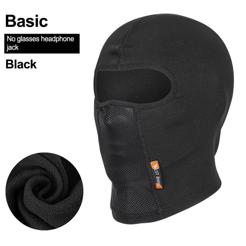 Zimowa maska motocyklowa maska na twarz typu kominiarka wiatroszczelna wysoka przepuszczalność alpinizm narciarski polarny motocyklowe nakrycia głowy: 01