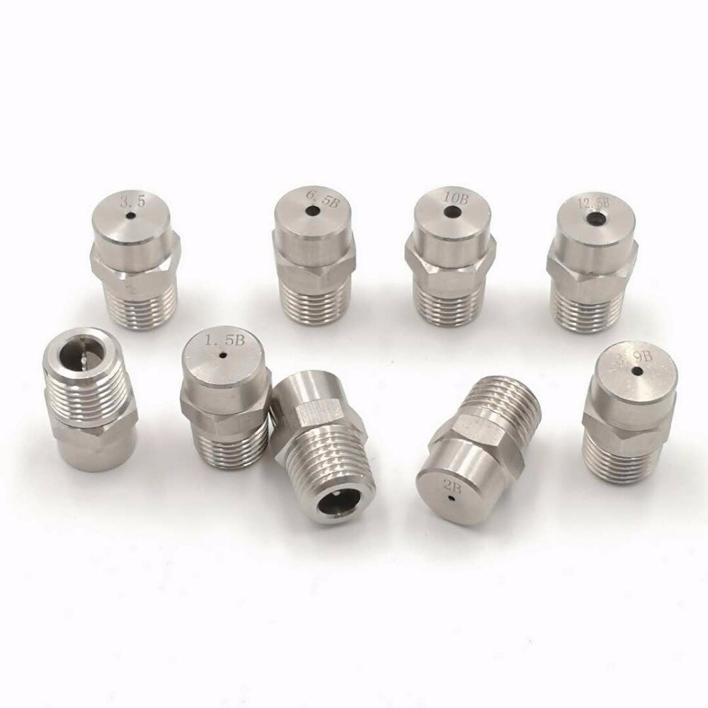 Stainless steel BB series Full cone spray nozzle,solid cone nozzle,cooling,washing or cleaning car nozzle,dust removal nozzle