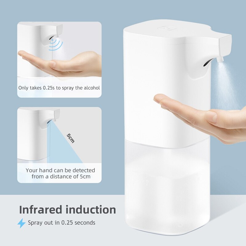 Automatic Contactless Alcohol Dispenser Contactless Alcohol Spray Machine Sensor Contact Soap Dispenser