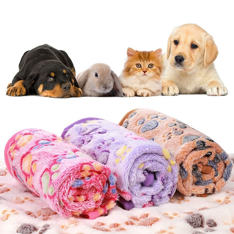 4 stycken valpfiltar för husdjurskudde liten medelstor och stor hundkattbädd varm mjuk sovmatta, fluffig hundkattvalp