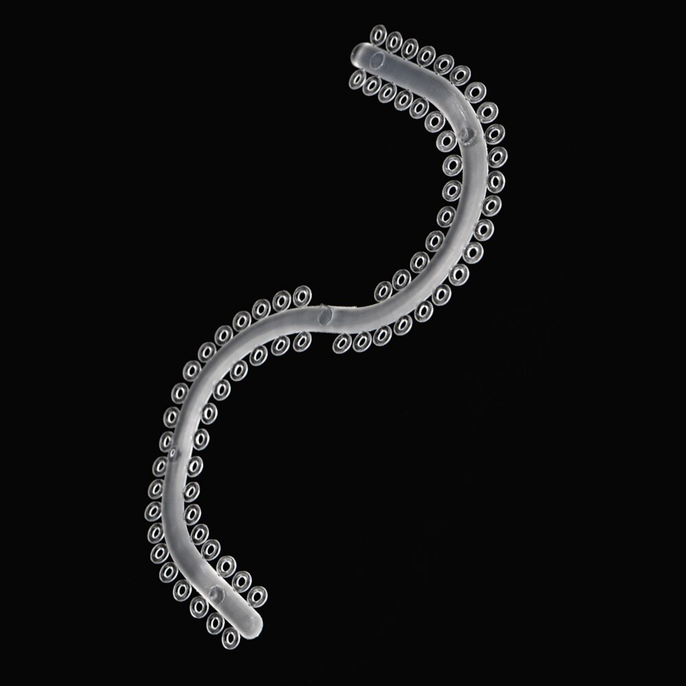 10 palos/bolsa de materiales ortodónticos dentales forma S ligaduras separadas dentista productos S ligadura anillo: Clear