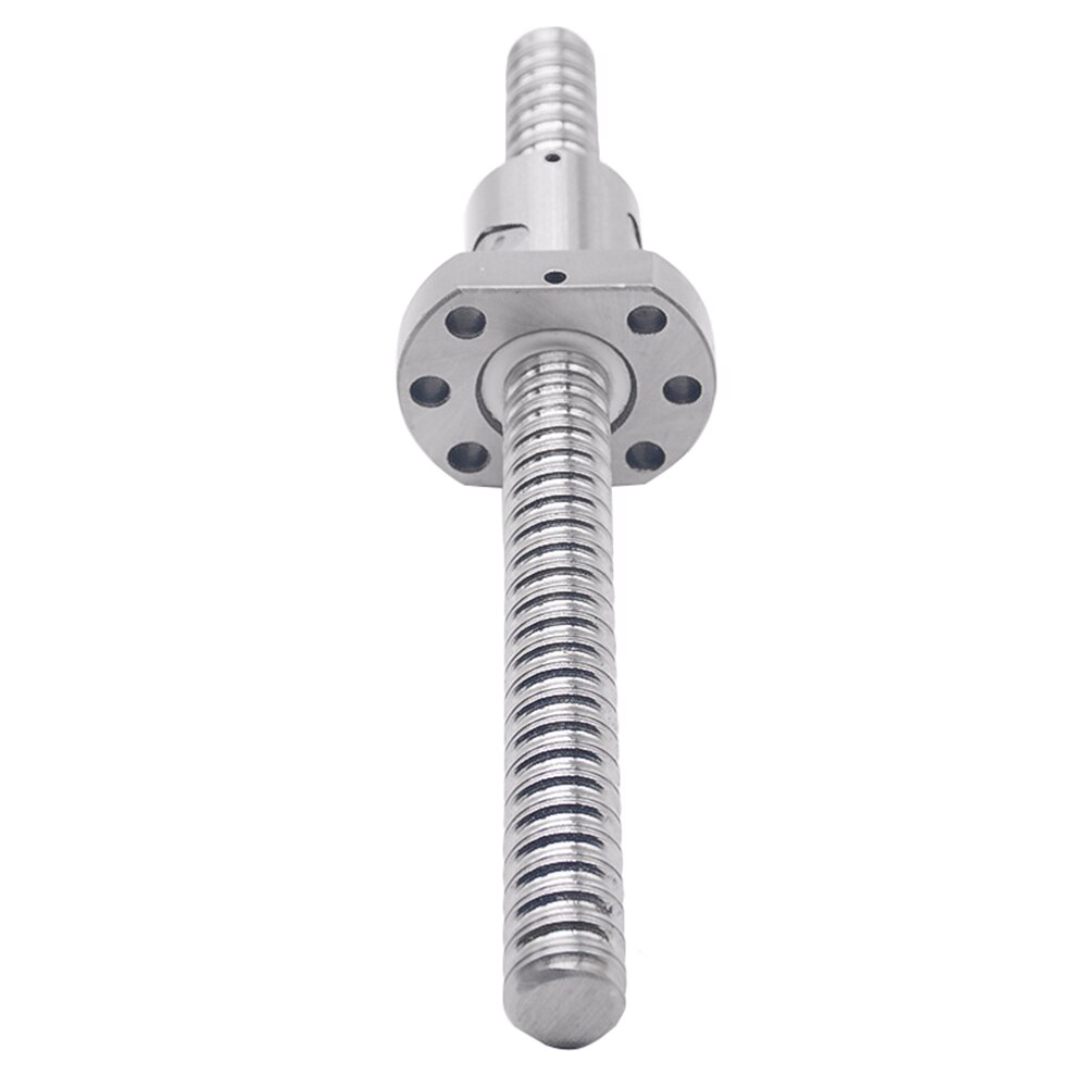 Husillo de bolas SFU2505-200mm 250, 300, 350, 400, 450, 500, 550 mm bola tornillo con brida única bola tuerca BK/BF20 extremo mecanizado CNC de piezas