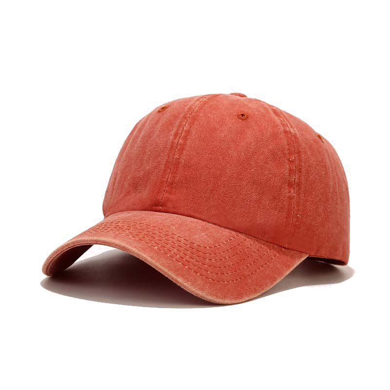Gorra de béisbol de algodón lavada Vintage para padres e hijos, sombreros para el sol para niño y niña, gorra Snapback para bebé, novedad de 2023: L / Rosa