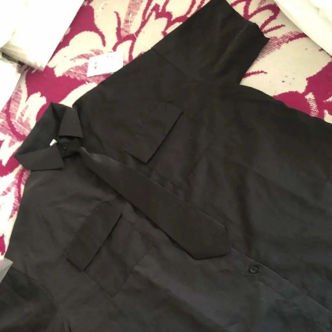 Nova moda camisa de manga curta feminina branca gola virada para baixo básico casual adolescente gril estudante camisa oversize feminina blusa solta