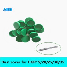 50pcs Nylon Plastic Dust Cover Green Caps Protector For HGR15 HGR20 HGR25 HGR30 HGR35 HGR45 HGR55 HGR65 HIWIN Linear Rail Guides