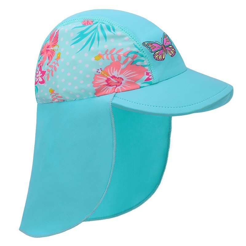 Baohulu sommer tegneserie baby badehette solbeskyttelse solhatter vanntette for gutter jenter barn utendørs lue