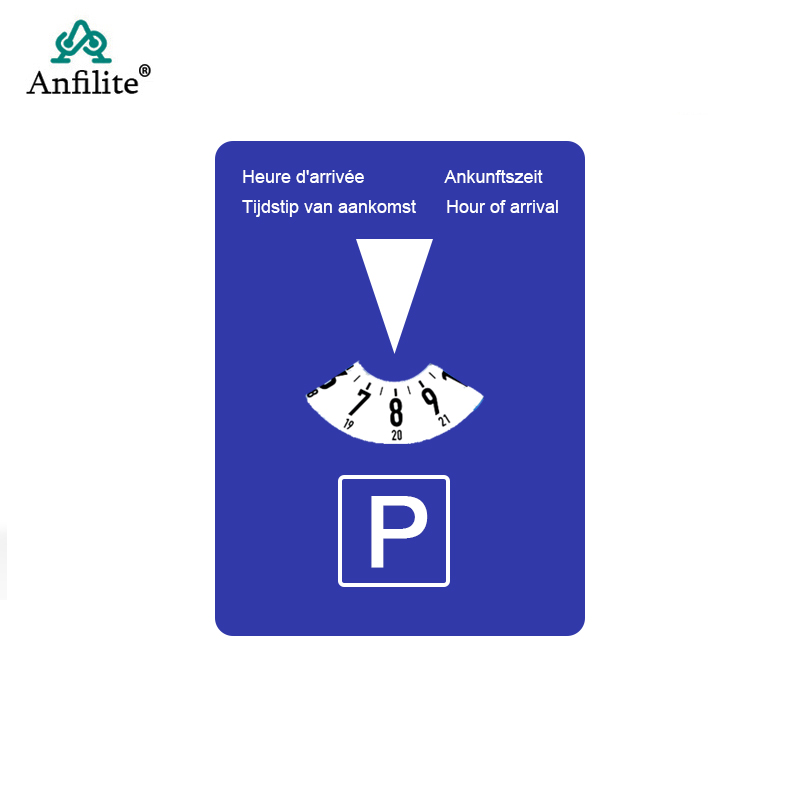 Minuterie de disque de stationnement de voiture, horloge d'affichage du temps d, disque en plastique, outils de temps de stationnement, minuterie de stationnement de voiture Portable