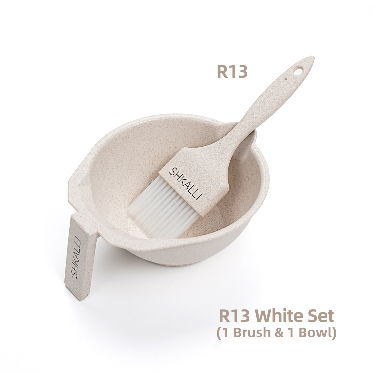 Kit de coloration des cheveux Balayage avec ensemble de pinceaux, bol de embau, de coiffure et outils de coiffage idéaux pour les stylistes: Marron