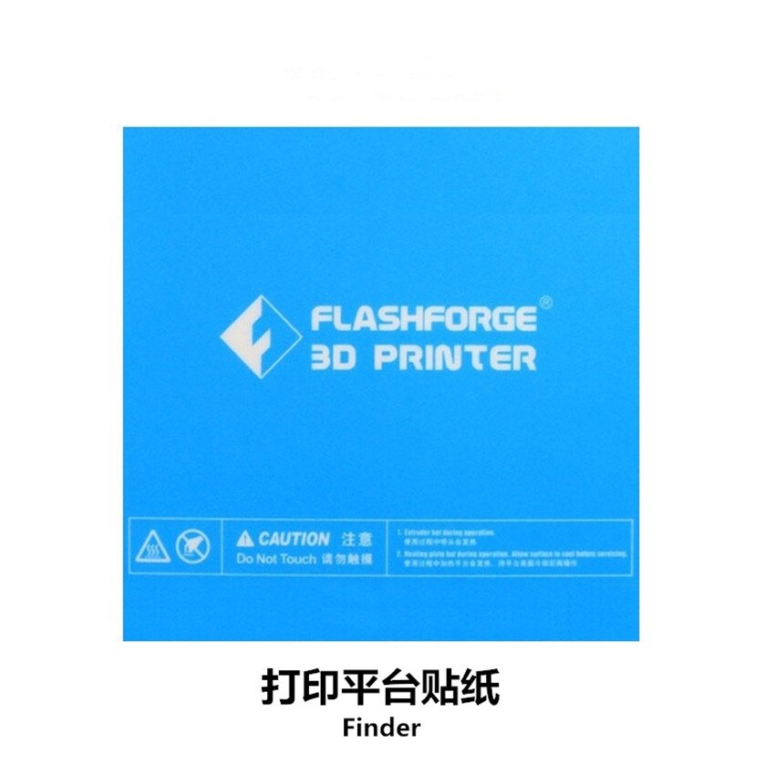 5Pcs 157*157Mm Blauw Verwarmd Bed Tape Print Sticker Bouwen Plaat Tape Voor Flashforge Finder 3D Printer