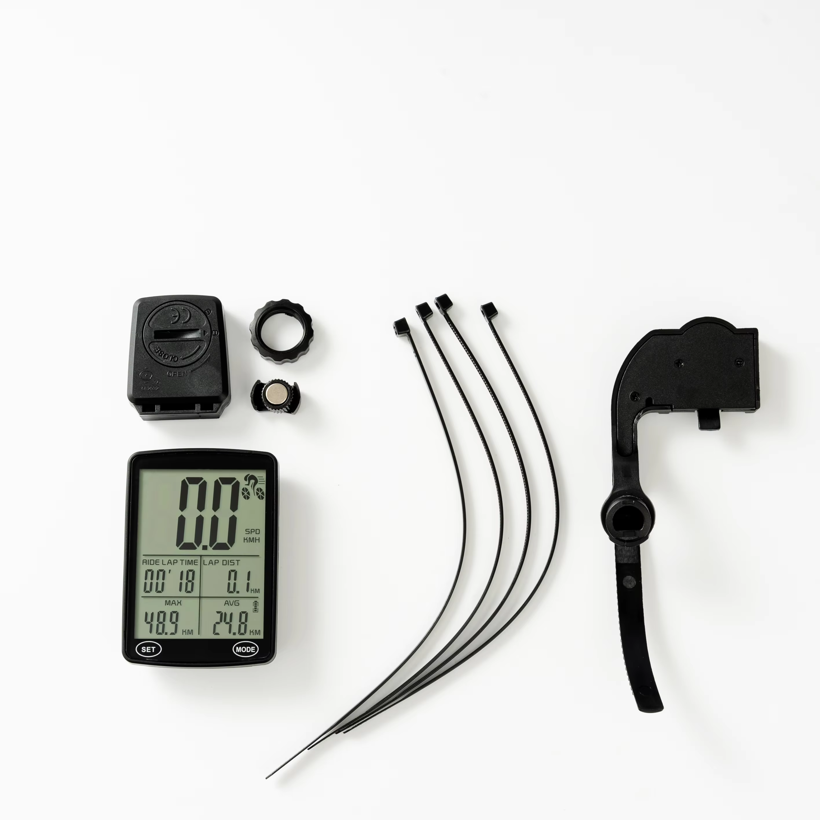 Accesorios para bicicleta, ordenador Gps para motocicleta, GPS, velocímetro inalámbrico para bicicleta, cronómetro Digital para bicicleta, odómetro para ciclismo: Default Title