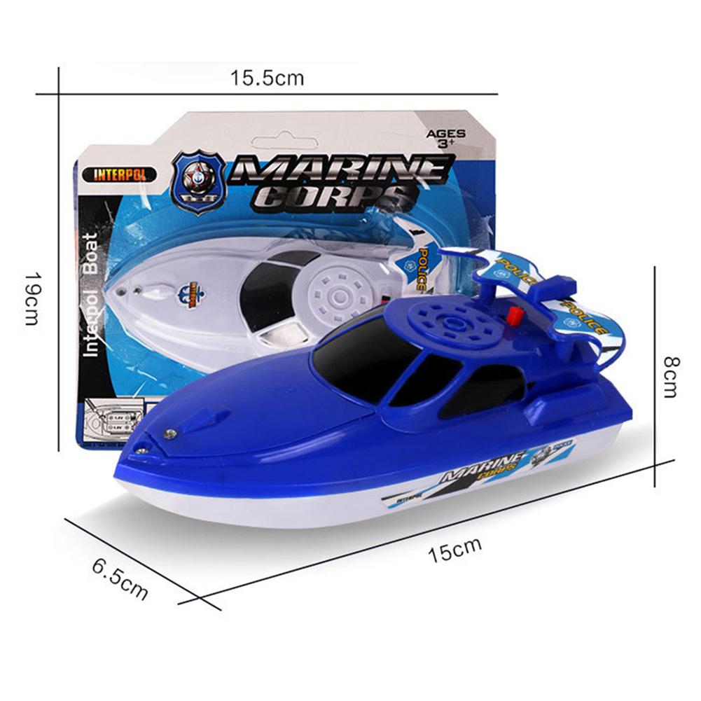 Boat Ship Model Toy Float in Water Summer Shower Bath Toys for Children Boys: blue