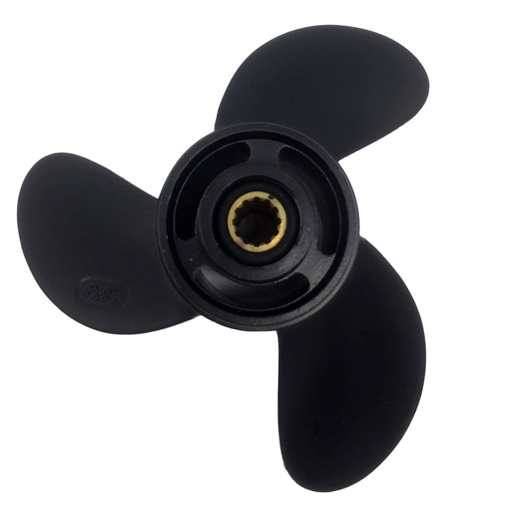 3 Sheets Boat Propeller Aluminum Outboard Propeller Prop Ship Outboard Propeller