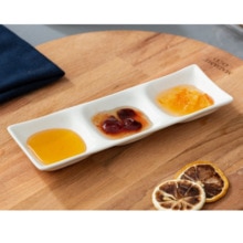 Porcelain Jam Plate Special Sauce Snack Serving Bowl 100% Bone Chine Porcelain Breakfast Plate Turkish Made Porcelain