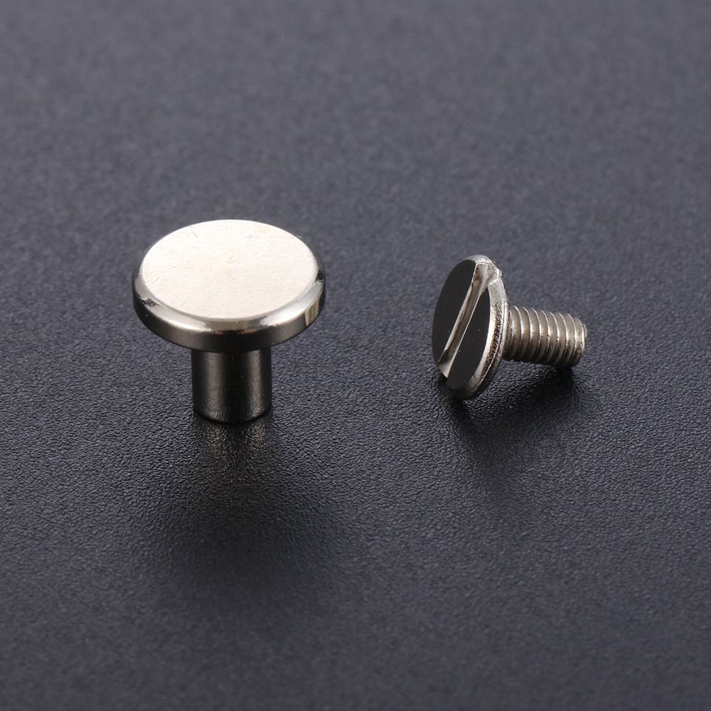 Rivets à ongles en laiton, motif de cœur en métal, Rivets à vis, bouton en tissu, chaussures artisanales en cuir, chapeaux, artisanat de Scrapbooking, bricolage, 10 ensembles