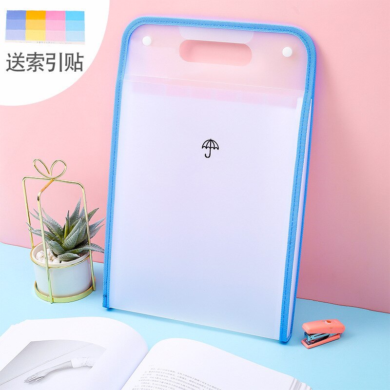 Vertical Filing Products Bag File Folder 13 Layer A4 Expanding Document Subject Classificy Organizer Storage Folders Waterproof: E